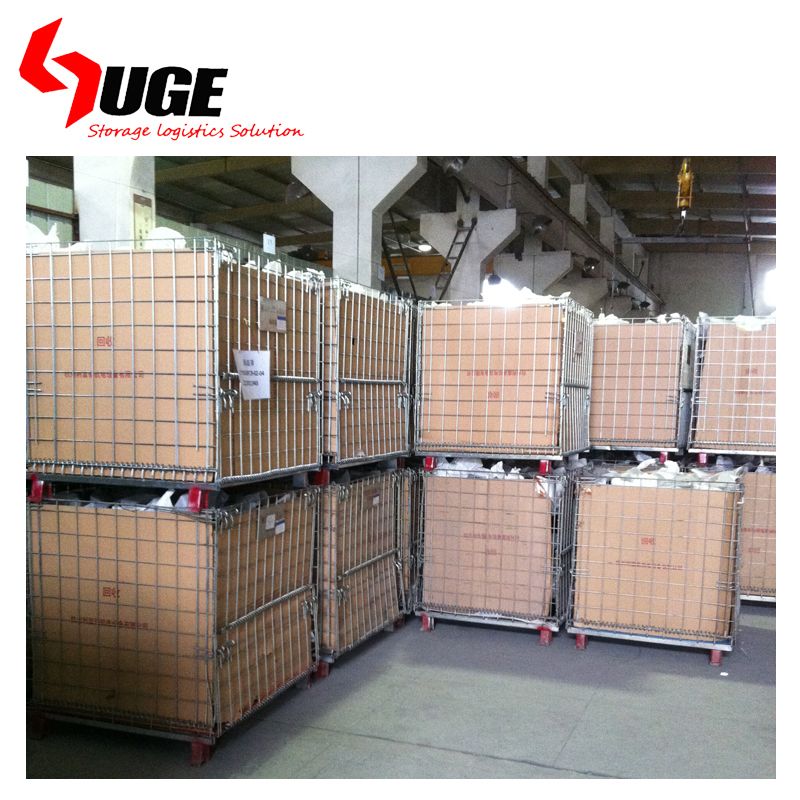 Stackable Wire Mesh Cage Pallet