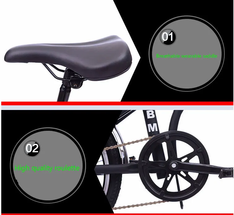 Special Design Bicycle 20 Inch Aluminum Alloy City Women/Men Folding Bike