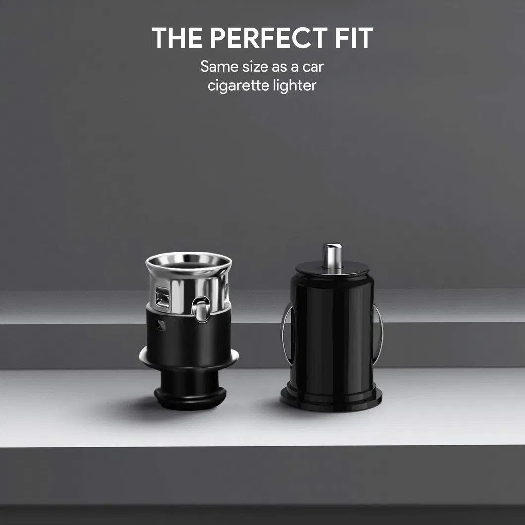 Mini Quick Charge 4.5V/5A Fast Charge High Quality Car Charger USB Car Charger Dual