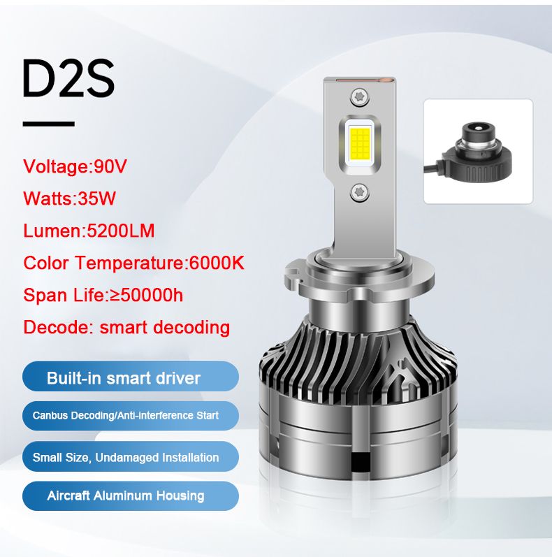 D1s D2s D3s D4s D5s D8s LED Auto Light 35W D Series LED Headlight Bulbs