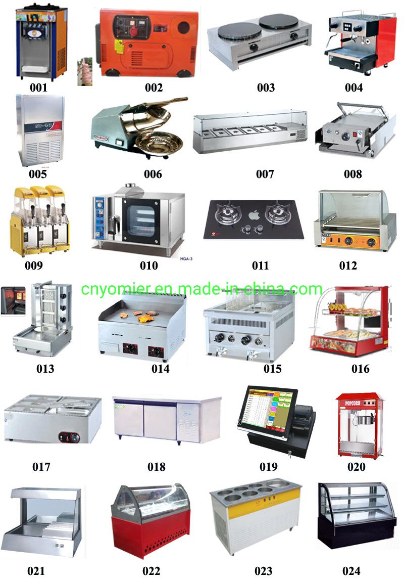 CE Approval Mobile Burger Sandwich Grill Popcorn Food Cart