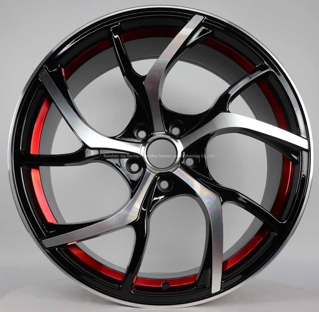 20X8.5j Car Wheel with Red Undercut