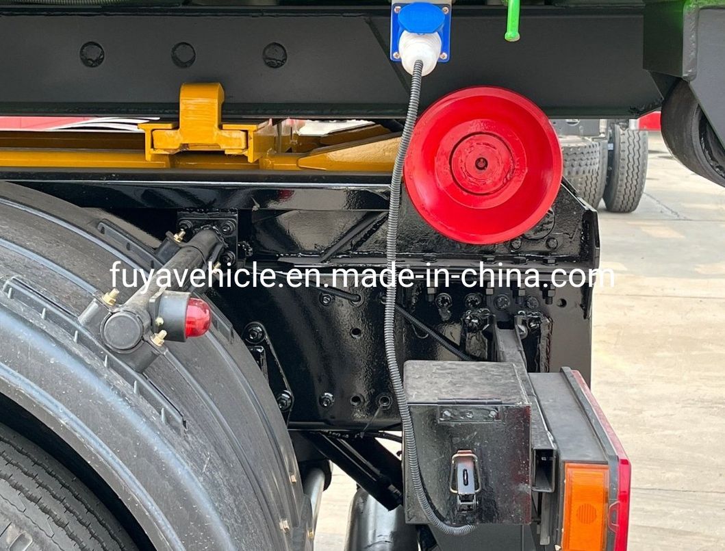 Sinotruk HOWO 6X4 14cbm 14000liters 14m3 Hook Lift Garbage Truck/Roll off Garbage Truck with Electric Tarpaulin