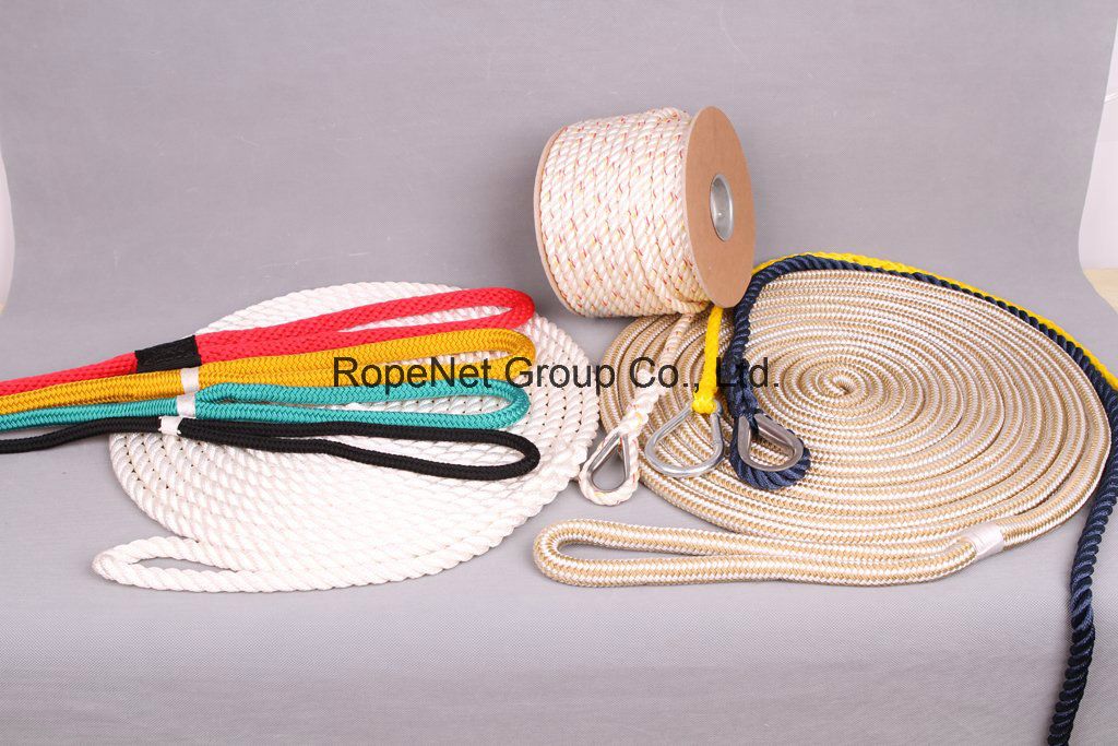 Double Braided Marine Mooring Cord Polyester Rope