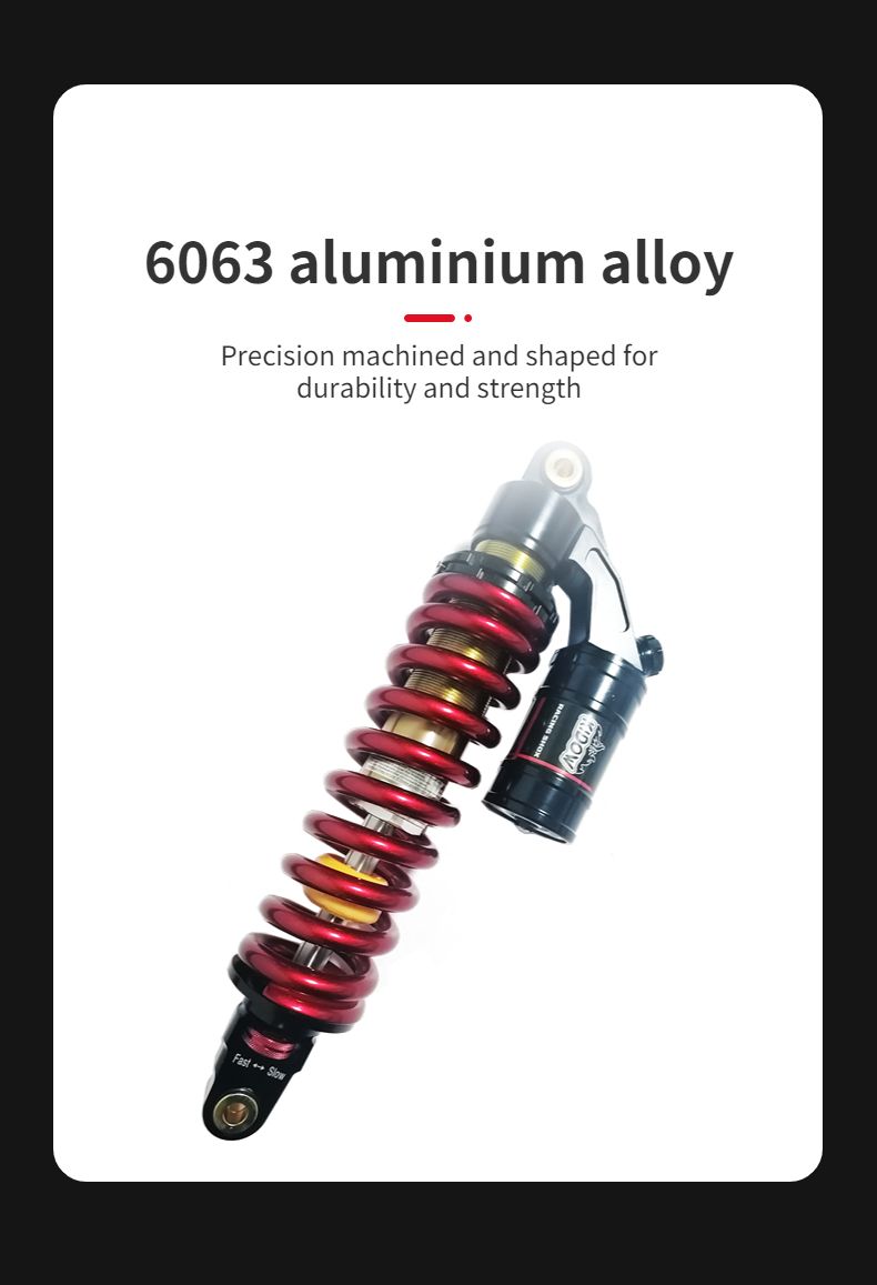 High Quality Customize 350mm Motorcycle Shock Absorber ATV Shocks Rear Shock Absorbers Adjustable Damping Shock Absorber Xy-1