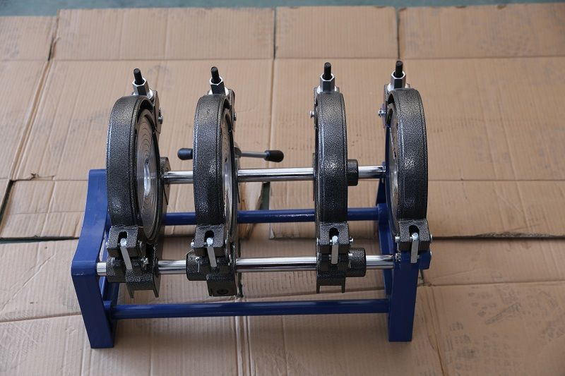 40mm-200mm 4 Rings Manual Plastic Pipes and Fittings Butt Fusion Welding Equipment
