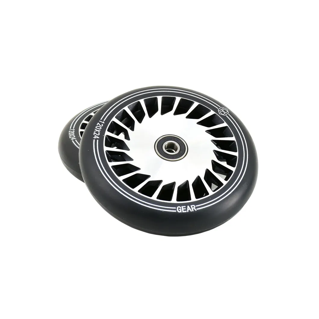 Factory Wholesale OEM/ODM Custom PRO Scooter Parts Accessories PU Kick Wheel Freestyle Stunt Scooter Wheel 110mm 88A