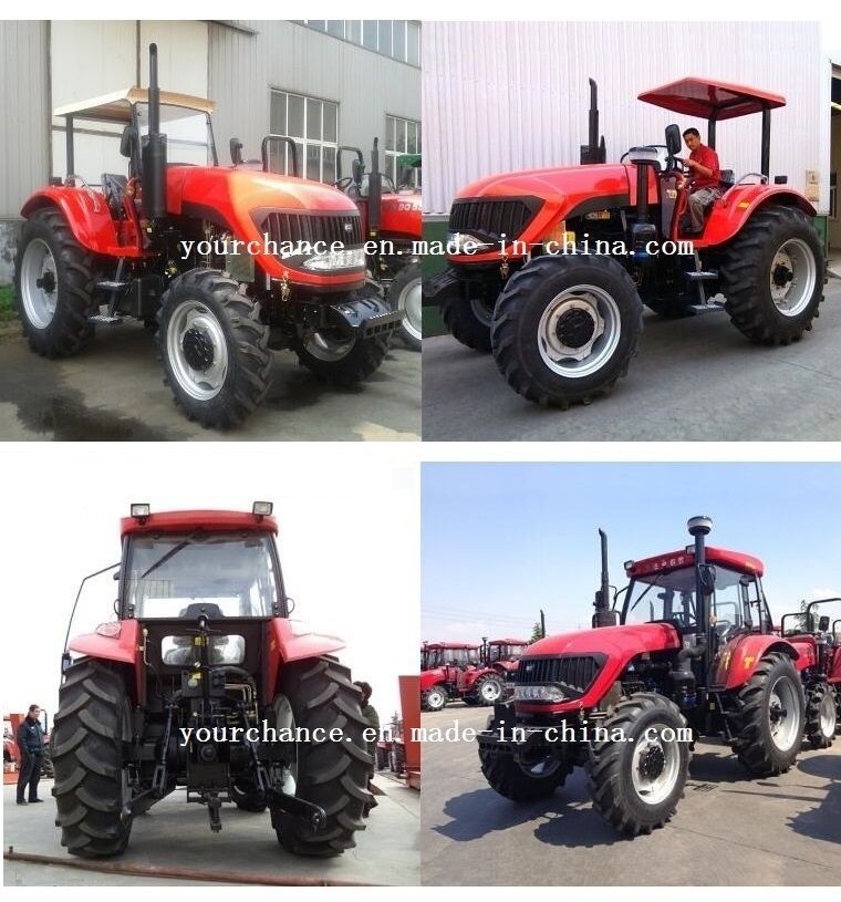 China Tractor Manufacturer High Quality Dq1004 100HP 4X4 4WD Farm Tractor with Rops for Sale