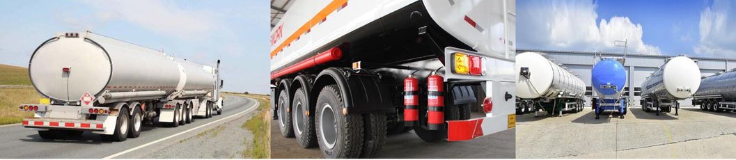 Jiyake Hot Selling 3 Axle 4 Axle 50000 Liters Fuel Transport Oil Petrol Liquid Tank Tanker Semi Trailer