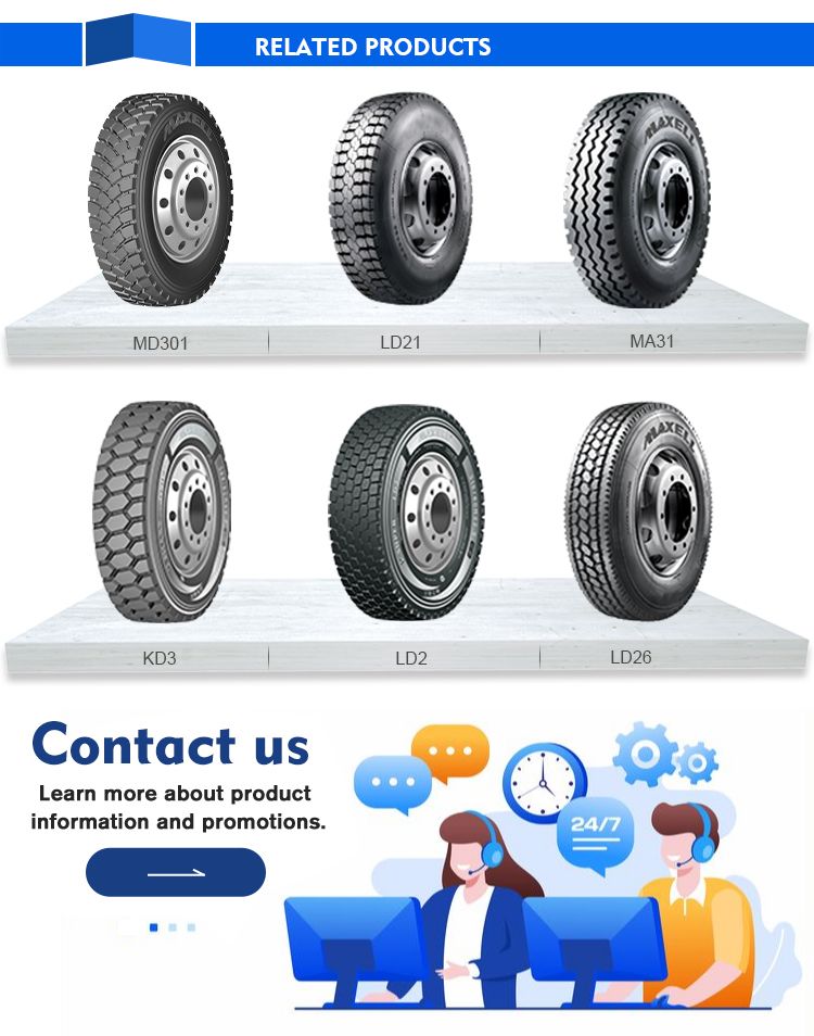 Maxell Ld21 8.25r16 Truck Tire with Good Pattern Design for Long Haul