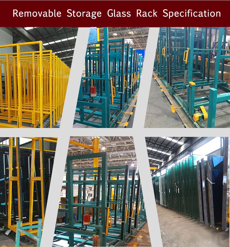 Automatic Glass Rack with 30 Sorting Standings for Storage/Logistics Use