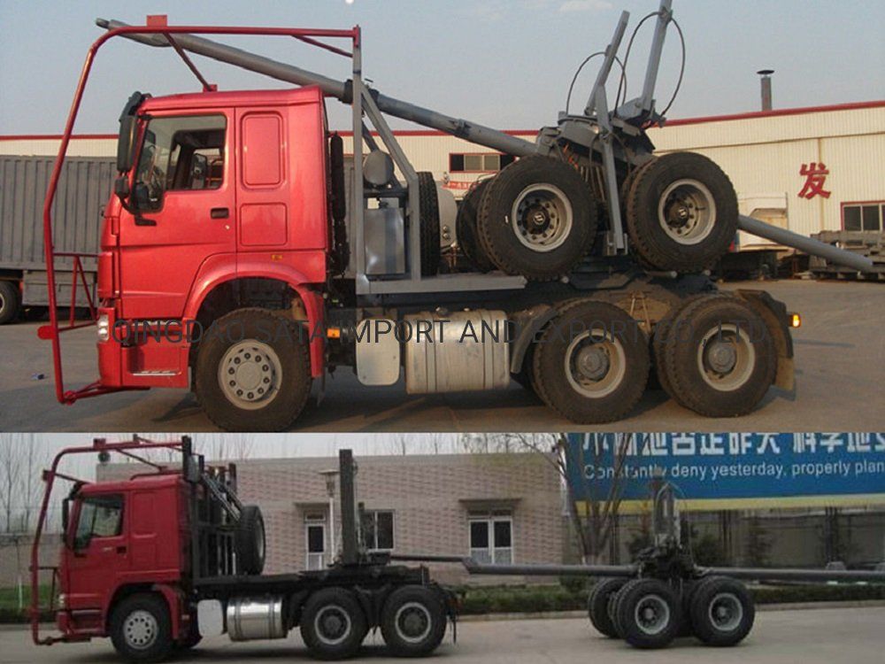 China HOWO Log Transportation Timber Truck for Wood Transport