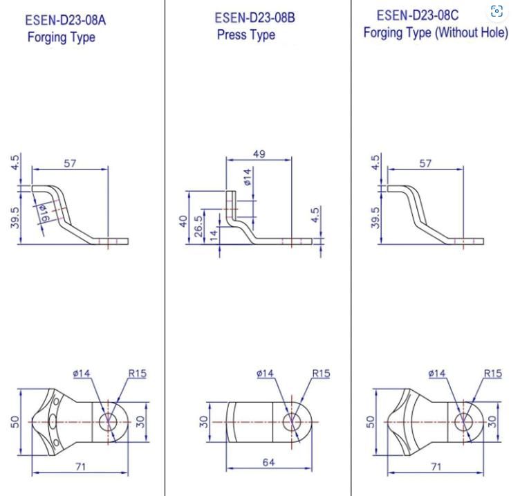 Dry Shipping Container Forging Retainer Catch