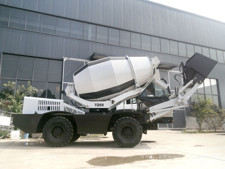 Tder Optional Car Washing Machine 2m3 3m3 4m3 Small Self Loading Concrete Mixer for Sale