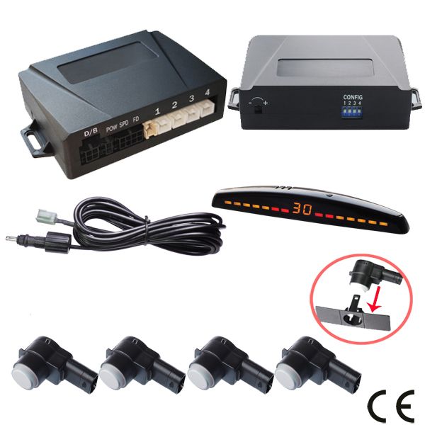 Car Proximity Front Rear Speed Activation Parking Sensor Kit