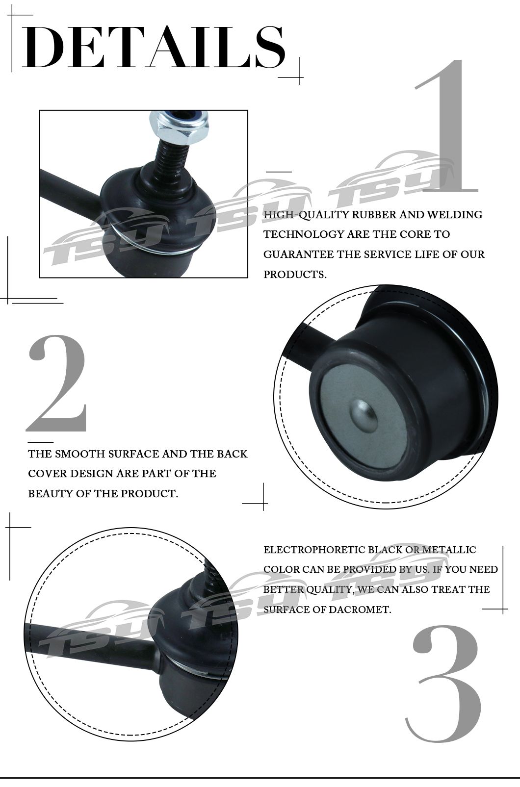Wholesale Auto Spare Parts 508739 Stabilizer Link for Peugeot