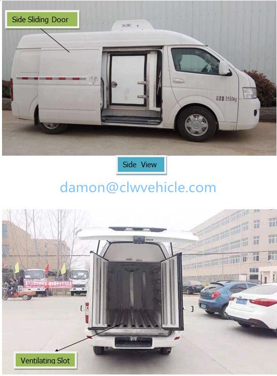 1tons 2 Tons Freezer Box Refreigerator Minibus
