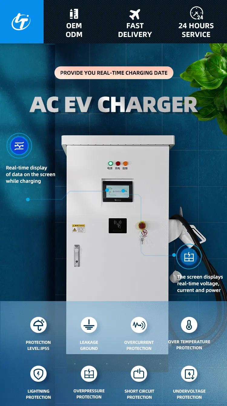 30kw Single CCS2 DC EV Fast Charger Electric Charger Car Station EV Charger