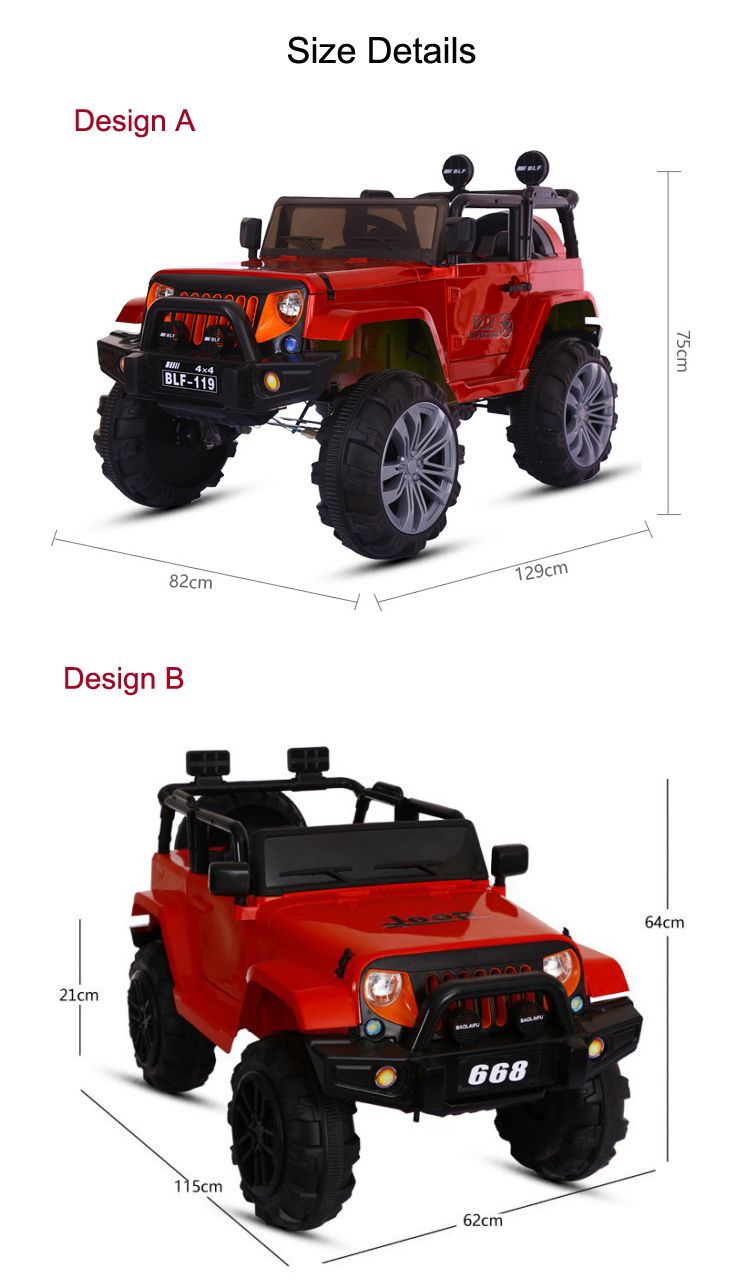 Four-Wheel Drive Kids Electric Car 3-8 Years Old Riding Toy Vehicle Remote Control Car with Digital Display