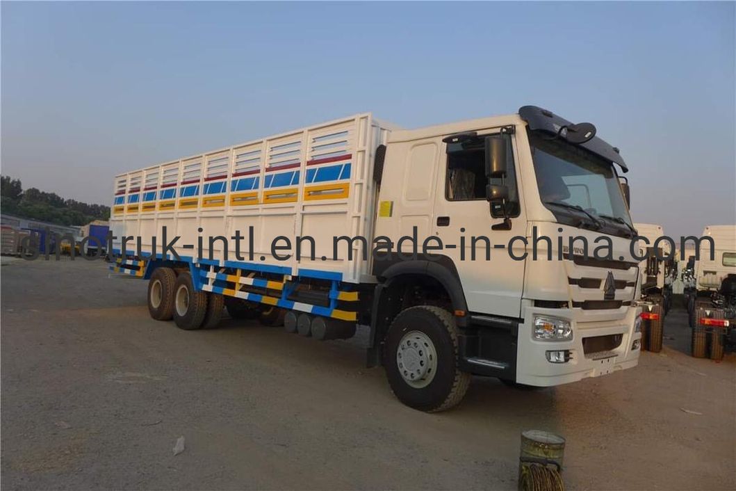 New Model High Quality Brand New Sinotruk HOWO 6X4 Diesel 10wheels 371HP Euro 2 Cargo Truck Light Truck for Sale