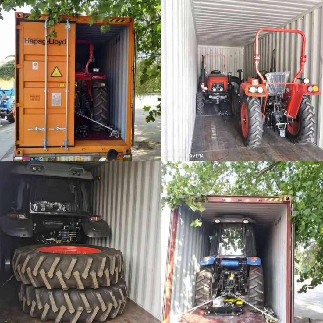 Made in China 80HP 4WD Four Wheel Tractor Compact Agricultural Farm Tractors