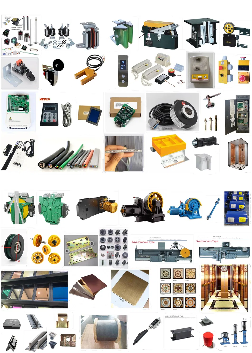 Mhtool Elevator Escalator Spare Parts for Passenger Freight Cargo Lift Guide Shoe and Limit Switch