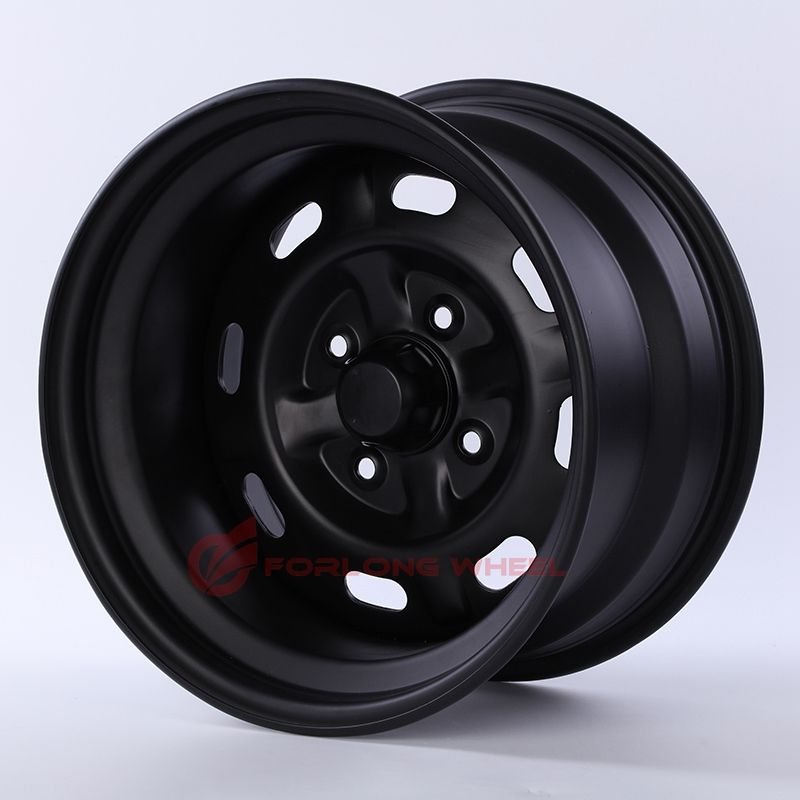 Forlong Wheel off Road Wheel Rim 12X8.5 5 Bolt PCD114.3 mm Fits Tire 25X10-12-12 for ATV Tractor Use