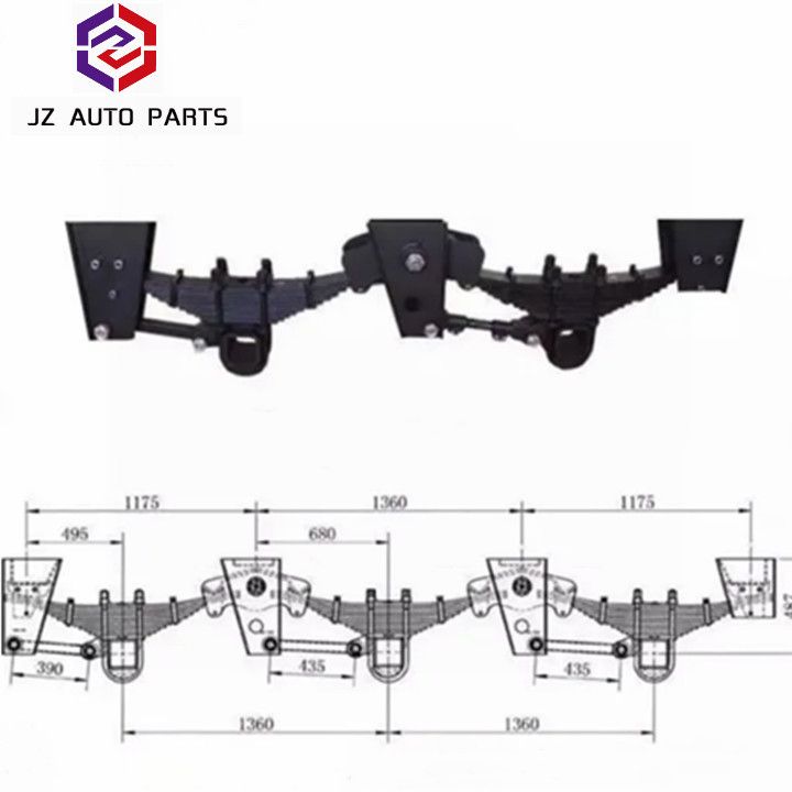 12 14 16 Ton German Type Mechanical Suspension