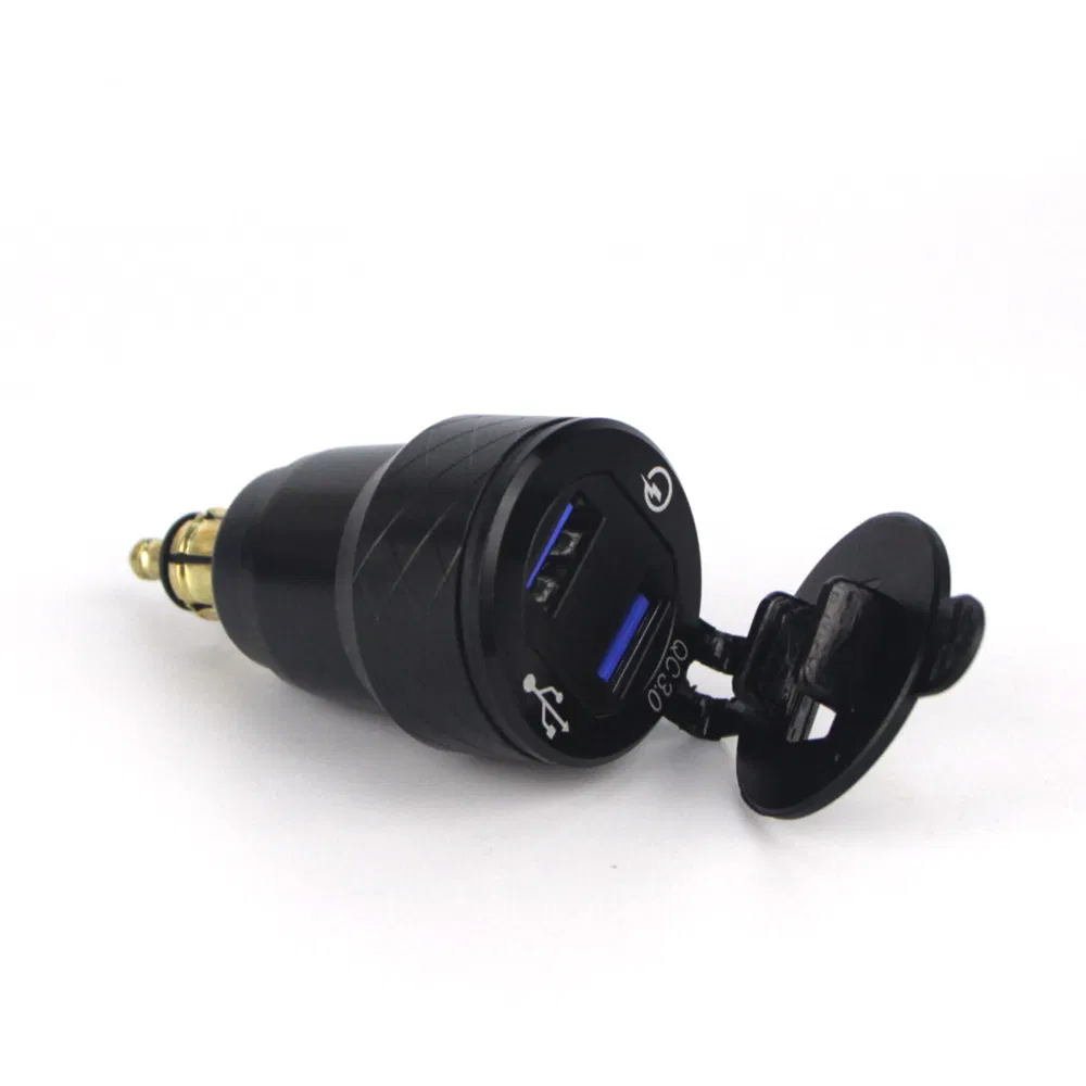 for BMW F800GS R1250gsa R1200GS QC 3.0 Dual USB Waterproof Motorcycle Charger Plug Socket Cigarette Lighter Adapter LED Display