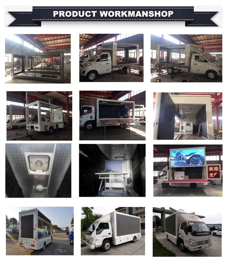 JAC Mobile Wingspan Stage Truck with P4 P5 P6 Full Color LED Display Screen