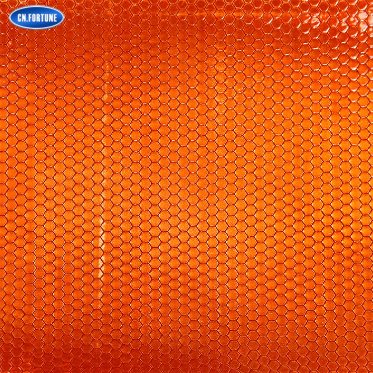 Reflective Honeycomb (prismatic) Cutting Vinyl Red Color