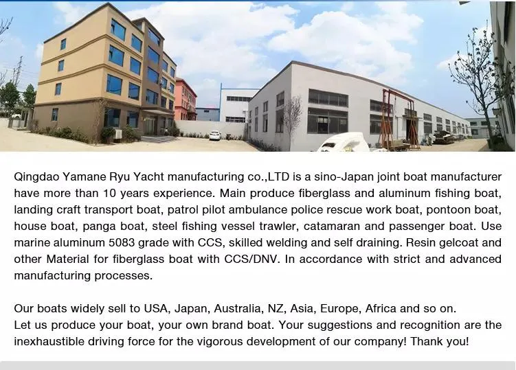Boat Manufacturer 39FT 11.3m Luxury Aluminum Cabin Cruiser Aluminum Patrol Pilot Boat