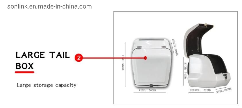 Hot Sale Powerful 1200W Lead-Acid Lithium Battery Electric Scooter with EEC Certificate