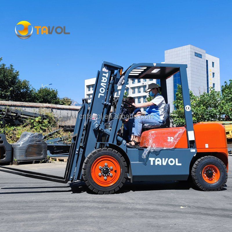 China Famous Brand 2.5 Ton 3 Ton Diesel Forklift New Forklift with 3 Stage Mast in Cheap Price
