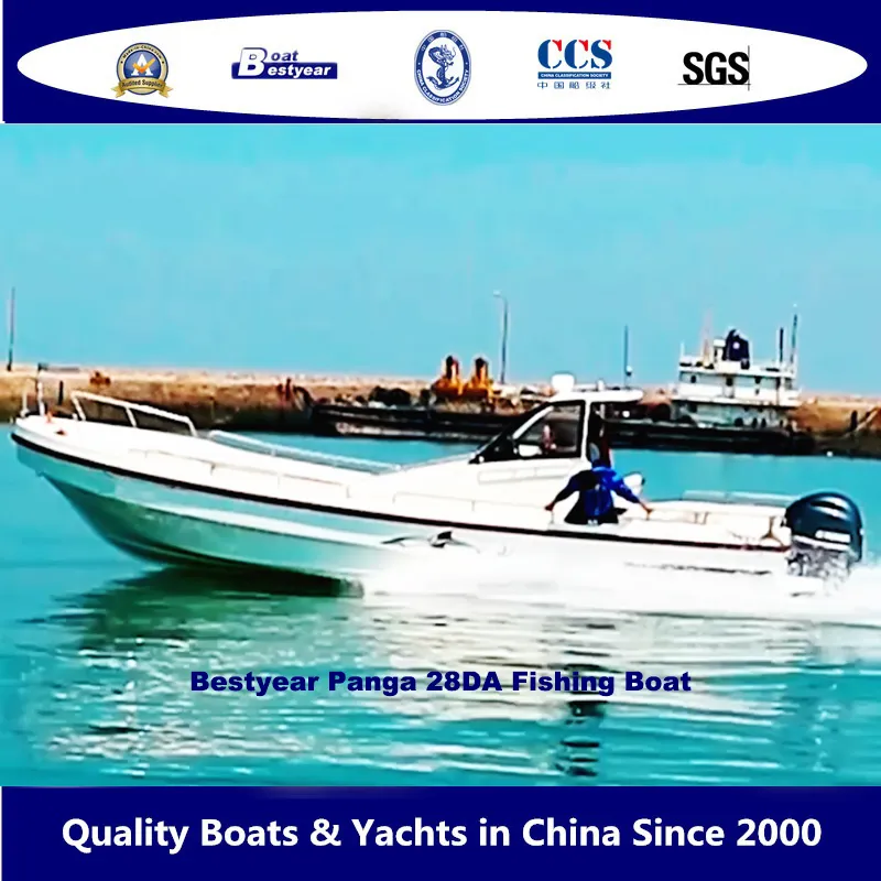 Bestyear 28FT Fiberglass Fishing Panga Center Console Boat 28da