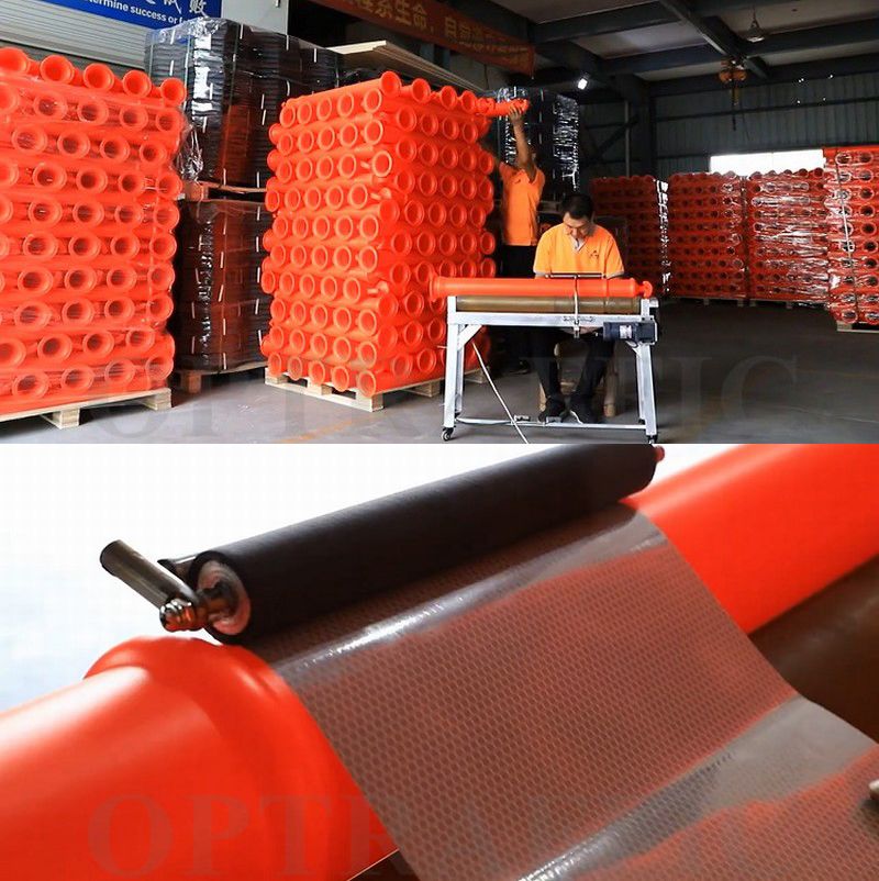 Removable Temporary Plastic PE Road Safety Traffic Warning Bollard