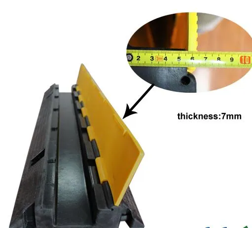 New Design 1 Channel Rubber Cable Protector /Cable Cover