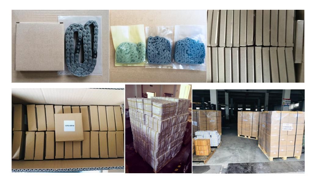 OEM Customized Engine Parts Genuine Engine Timing Chain Mitsubishi 4G54 G54b MD021230 MD021233 MD154048 Auto Transmission Parts Timing Roller Chain
