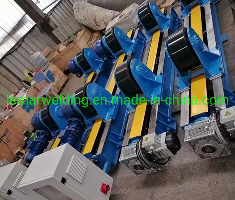 200 T Screw Adjusting Movable Welding Roller Rotator for Offshore Wind Tower