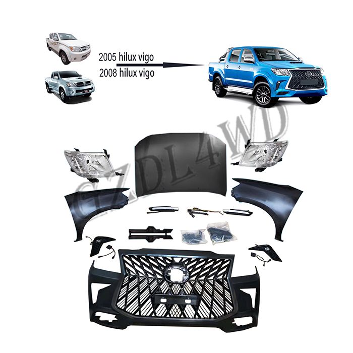 Car Accessories Front Bumper for Toyota Hilux Revo