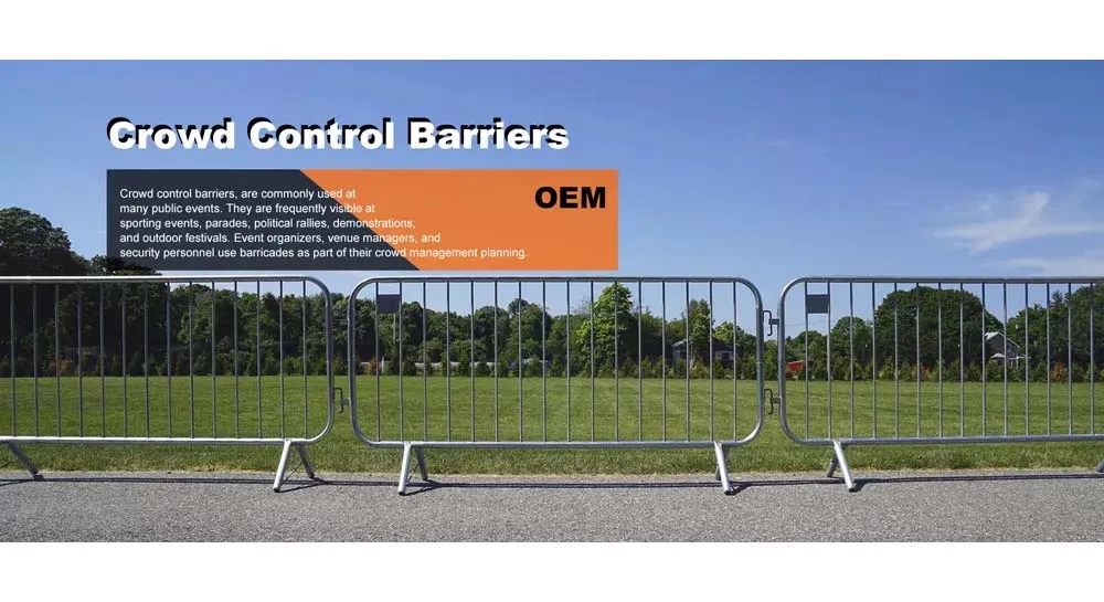 Galvanized Gabion Wall/Galvanized Steel Road Barrier Fence /Metal Barricade Fence/Crowd Control Barrier Fence /Steel Fencing
