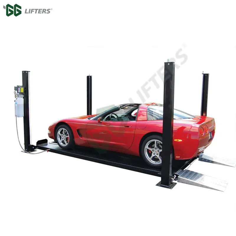CE approved 4 post parking system lift
