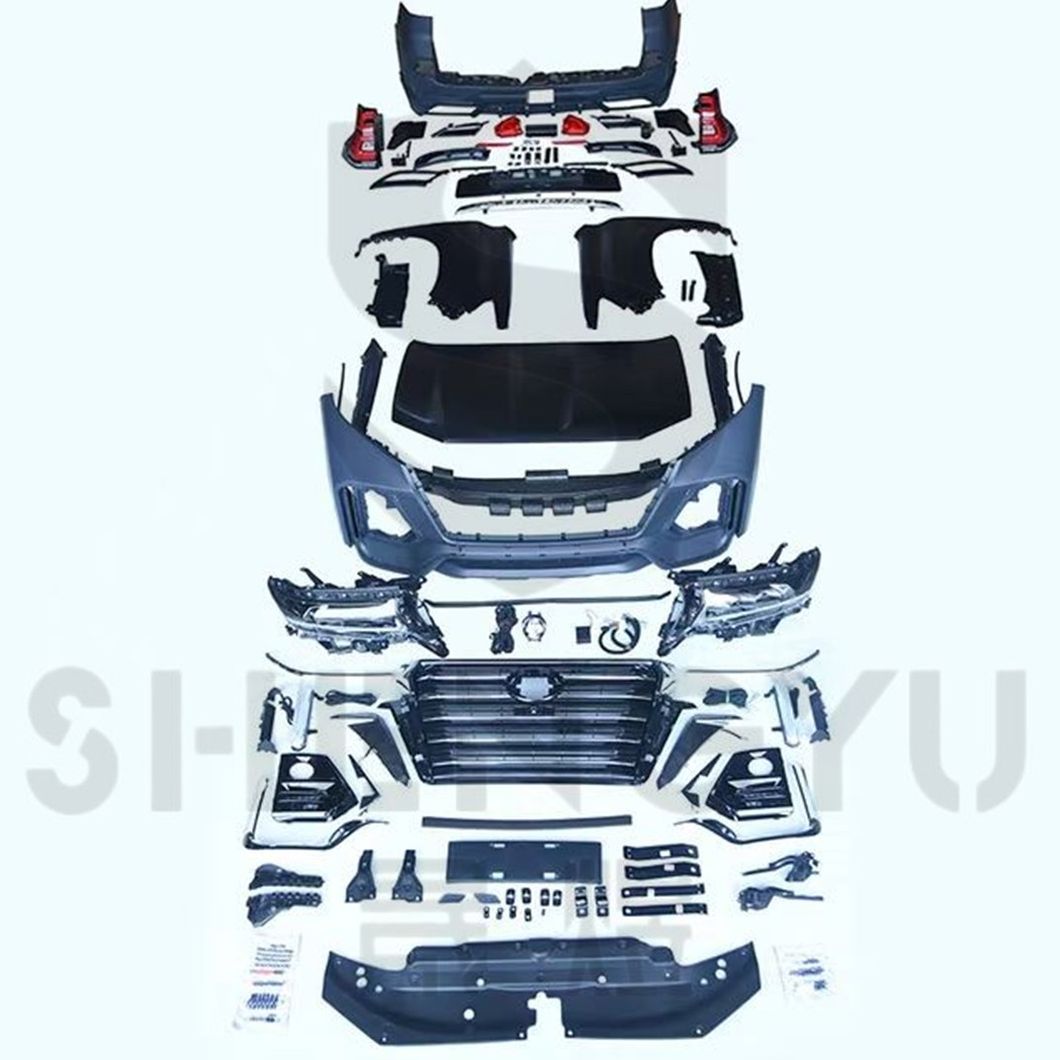 Good Price Auto Parts Contain Front and Rear Bumper with Grille and Auto Lamps for Toyota Prado 2008-2015 2016-2020 Change to Navigator Style