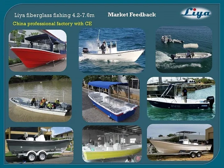 Liya 7.6m Center Console Fishing Boat FRP Panga Boat