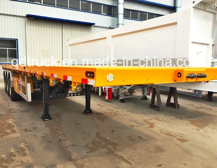 Skeleton trailer flatbed trailer multi-purpose cargo and container trailer