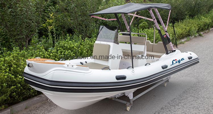 Liya17FT Rigid Hull Speed Sport Water Tour Passenger Inflatable Boats Rib Boat with Engine