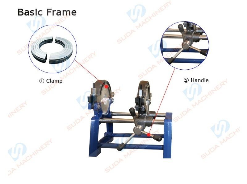 50-250mm Manual HDPE Pipe Butt Welding Machine