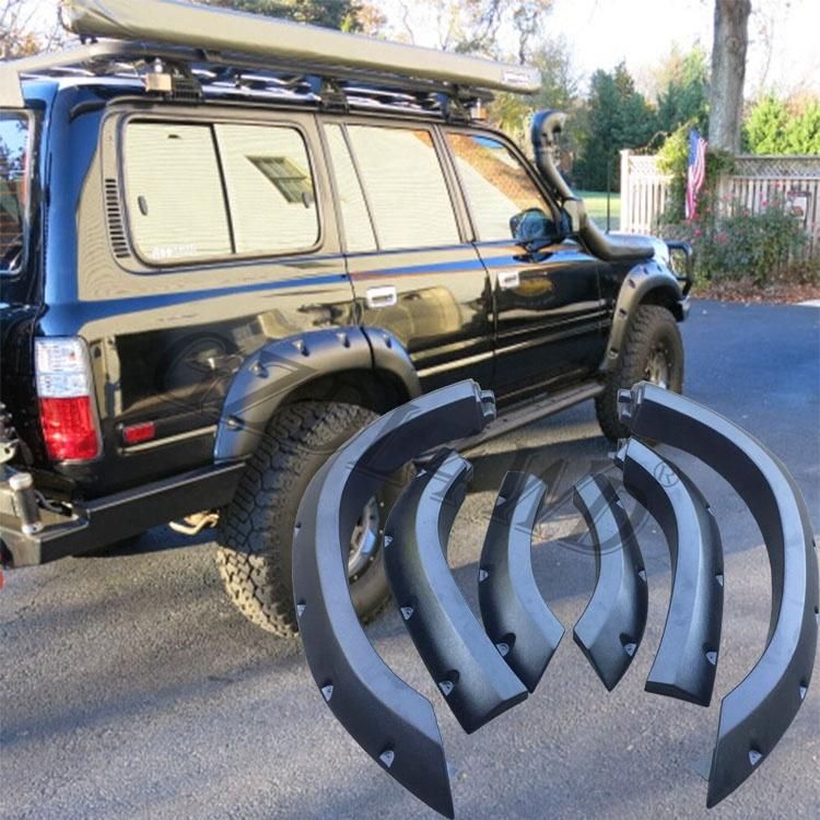 4X4 Car Accessories Wheel Arch Fender Flares for Landcruiser LC80