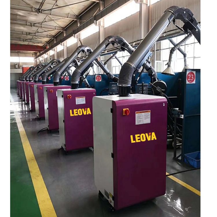 Pulse Jet Clean Cartridge Filter Movable Cutting Powder Welding Smoke Absorber Dust Collector Fume Extractor