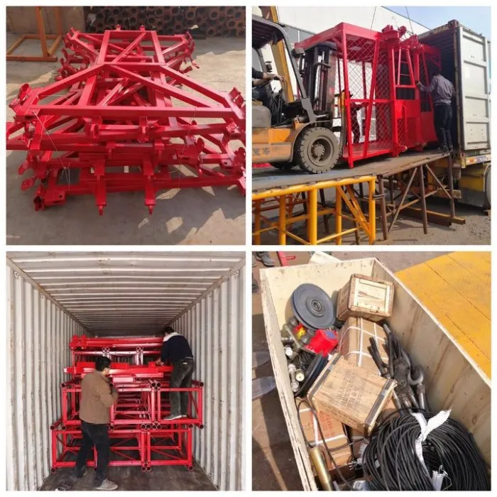 Sc200/200 Fast Speed Building Hydraulic Construction Lift Hoist